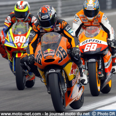 Mika Kallio, Julian Simopn et Hector Barbera - Grand Prix Moto du Portugal 2007 : le tour par tour sur Moto-Net.Com