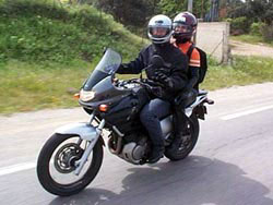 Grand confort sur la route, même à deux.