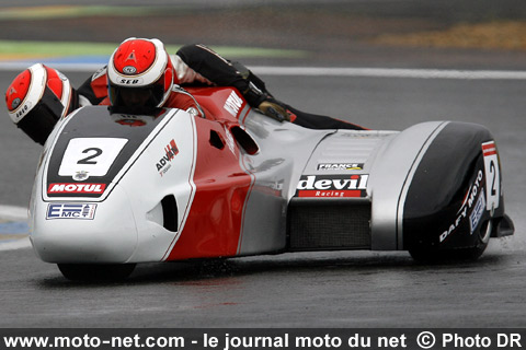 Delannoy/Cluze - Première épreuve du Championnat de France Superbike 2008 au Mans