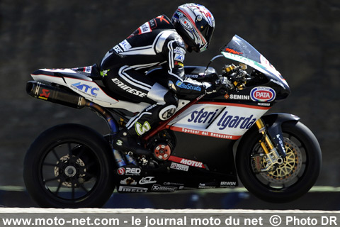Max Biaggi - Épreuve Mondial Superbike et Supersport de République Tchèque 2008 : la présentation sur Moto-Net.Com 