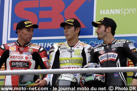 Ryuichi Kiyonari premier, Troy Bayliss deuxième et Max Biaggi troisième - Mondial Superbike Angleterre 2008 : Dimanche marquant à Brands-Hatch...
