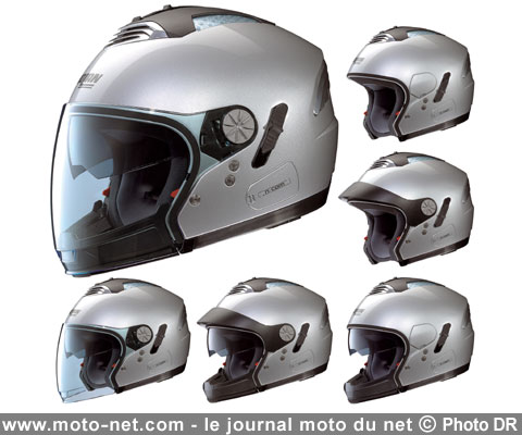 Un casque, deux homologations, six possibilités !