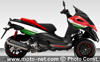  Fuoco 500 - Nouveautés 2009 : Gilera présente son Nexus 125 à injection !