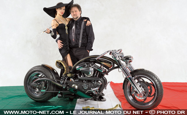1er prix : Il Padrino par Jerry Caronte de Custombike (Italie)