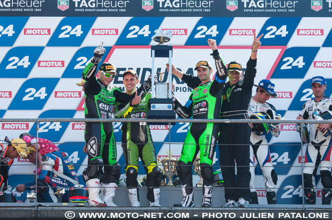 15h00 : Kawasaki signe sa troisième victoire d'affilée !