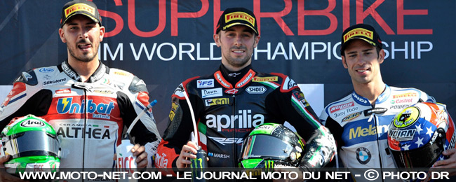  Giugliano 2ème, Laverty 1er et Melandri 3ème - WSBK ÉTATS-UNIS (12 sur 14) : Vidéos, déclarations et analyse du SBK à Laguna Seca