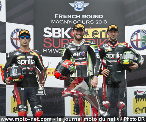  Guintoli 2ème, Sykes 1er et Laverty 3ème - WSBK France (13 sur 14) : Déclarations et analyse du SBK à Magny-Cours