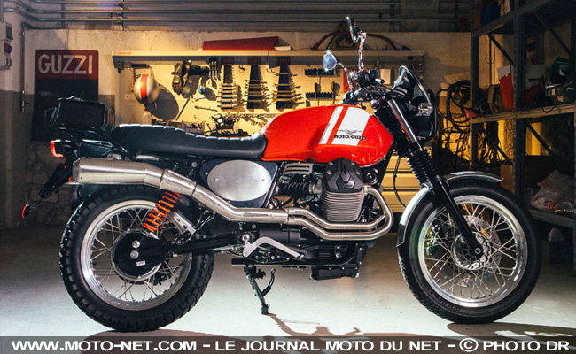 Le Moto Guzzi Garage pour personnaliser votre V7