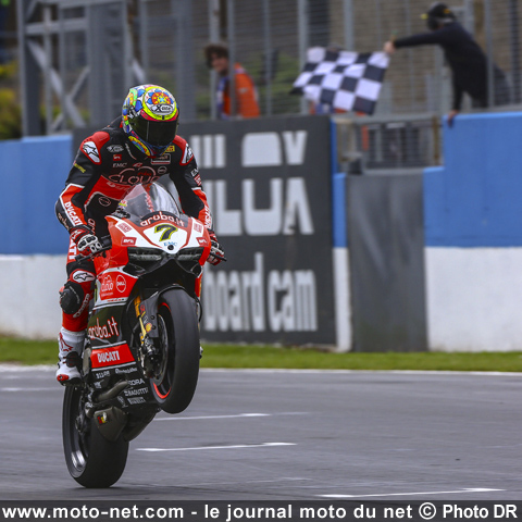  Chaz Davies - WSBK Grande-Bretagne (6 sur 13) Déclarations et analyse du Superbike à Donington Park