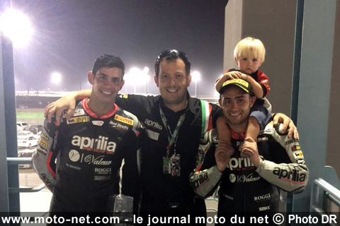  Team Aprilia Red Devils - WSBK Qatar (13 sur 13) Déclarations des pilotes de Superbike à Losail