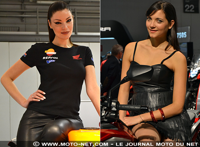 En direct de l'EICMA : les plus belles hôtesses du salon de Milan