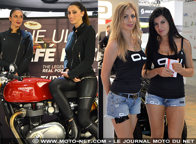 En direct de l'EICMA : les plus belles hôtesses du salon de Milan