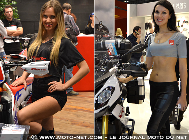 En direct de l'EICMA : les plus belles hôtesses du salon de Milan