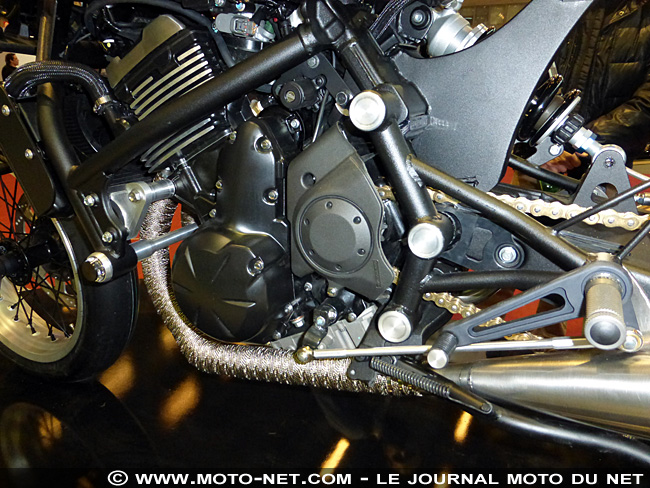Préparation moto : Mario Soares transforme la Kawasaki Vulcan S en Café racer