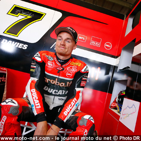 Davies - WSBK Grande-Bretagne (7 sur 13) Déclarations des pilotes World Superbike à Donington Park
