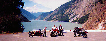 Arrêt photo au lac Seton, juste avant Lillooet