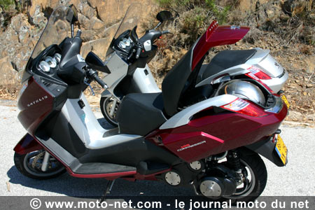 Test Moto Net scooter Peugeot Satelis Compressor : Musclor Junior