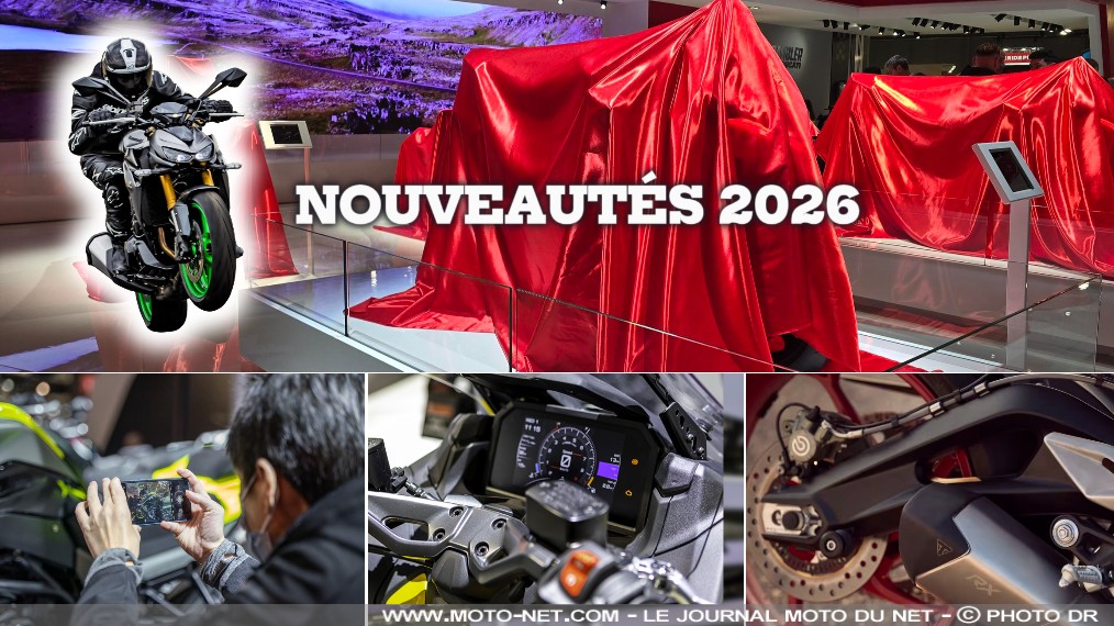 Guide nouveautés 2026 : toutes les motos, toutes les infos

Toutes les informations sur les nouveautés moto et scooter 2026 : présentations, caractéristiques, prix, coloris, disponibilités et nos premiers essais MNC. Le guide le plus complet, marque par marque, c'est sur Moto-Net.Com ! 
