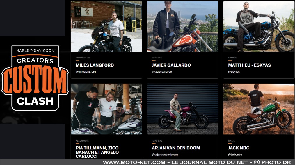 Creators Custom Clash : concours de préparation Harley-David
