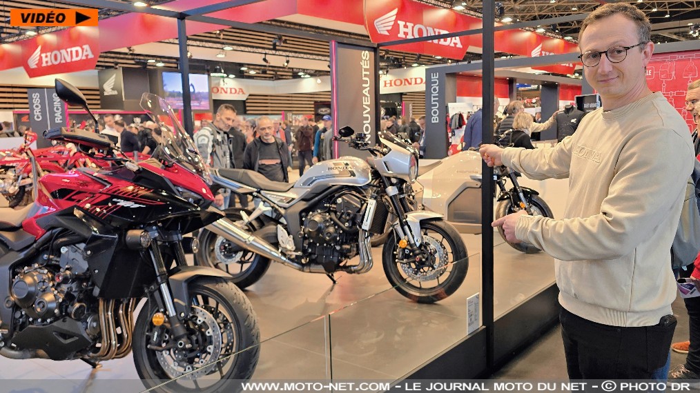 Les nouveautés Honda au salon moto de Lyon 2026 en vidéo