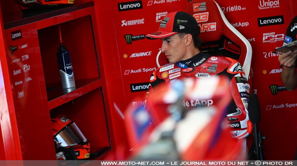 Marc Marquez blessé au Mans : forfait en France et en Catalogne 

Marc Marquez déclare forfait pour la course principale du Grand Prix de France 2026 après sa lourde chute au Sprint au Mans. Le champion en titre, touché au pied droit, ne sera pas remis pour le GP de Catalogne dimanche prochain. Le n°93 va également en profiter pour de nouveau se faire opérer à l'épaule droite.
