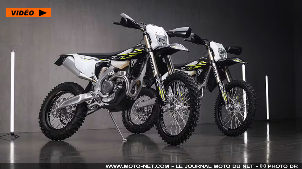 Triumph lance ses motos d'enduro TF 250-E et TF 450-E