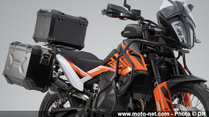 Nouveaux bagages et accessoires SW-Motech pour la KTM 790 Adventure