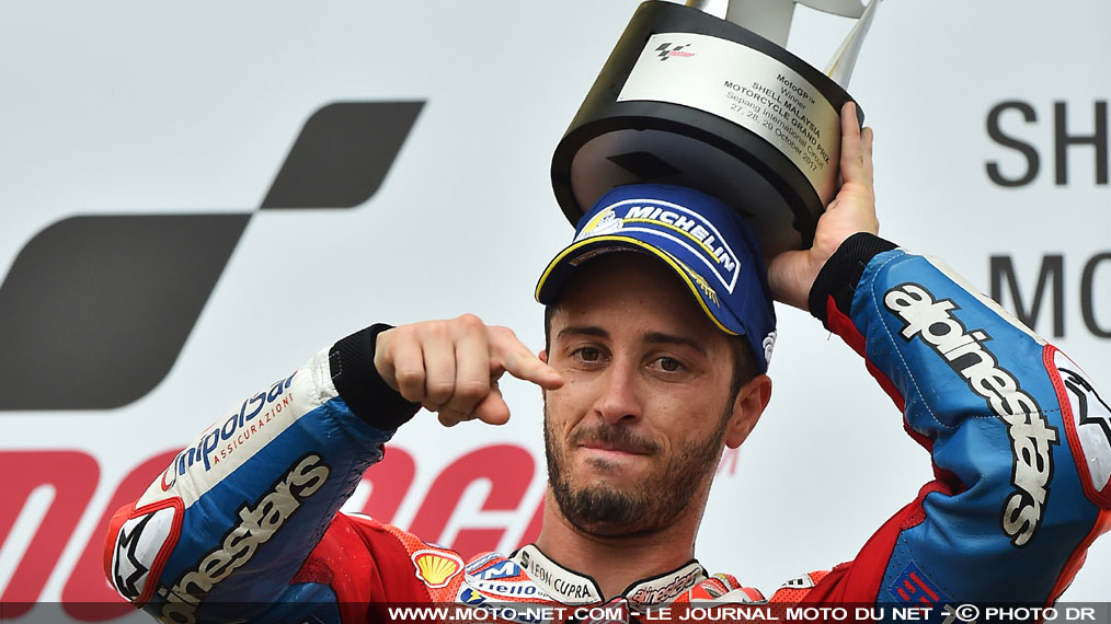 GP de Malaisie - Dovizioso (1er) : "Nous ne pouvions pas faire mieux !"