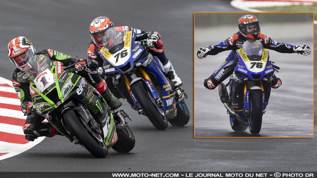 Loris Baz talonne les deux champions du World Superbike à Magny-Cours