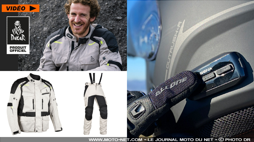 Dafy Moto dévoile ses vêtements Dakar et ses intercoms 