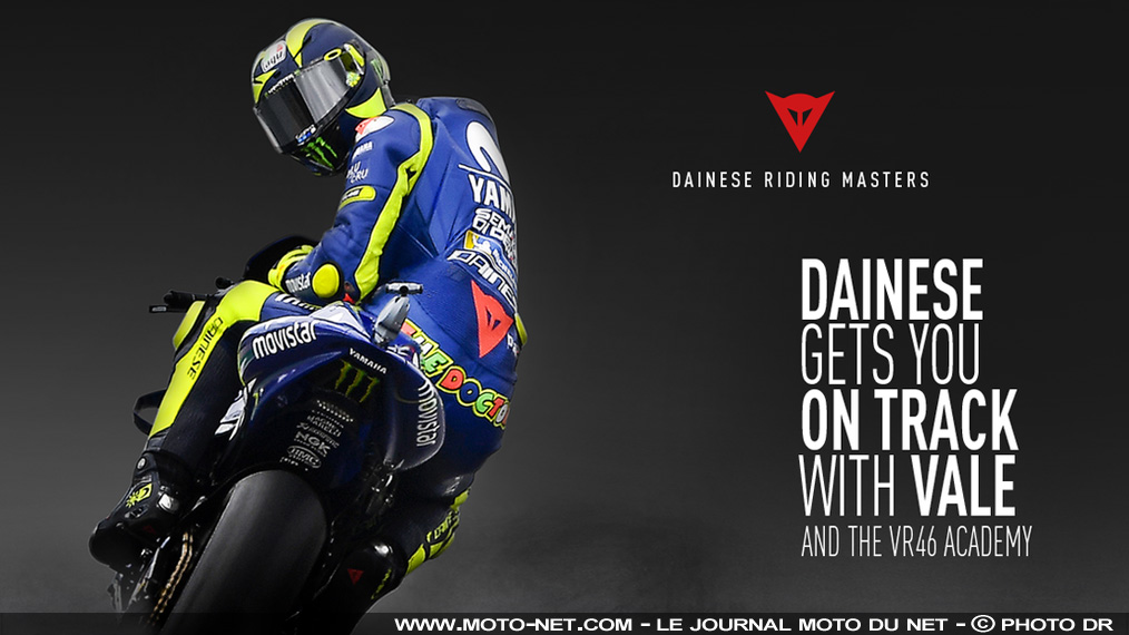Dainese propose - aux plus offrants - de rouler avec Valentino Rossi