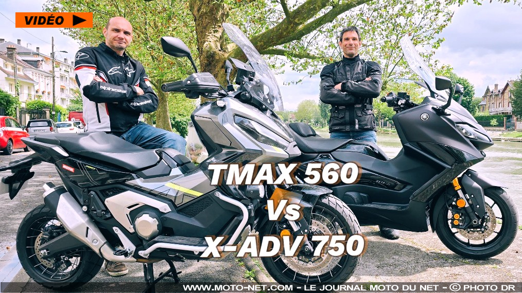 Duel vidéo : Yamaha Tmax 560 Vs Honda X-ADV 750