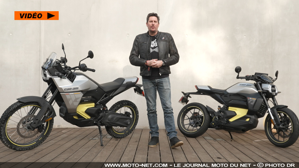 Essai vidéo des motos électriques Can-Am Origin et Pulse
