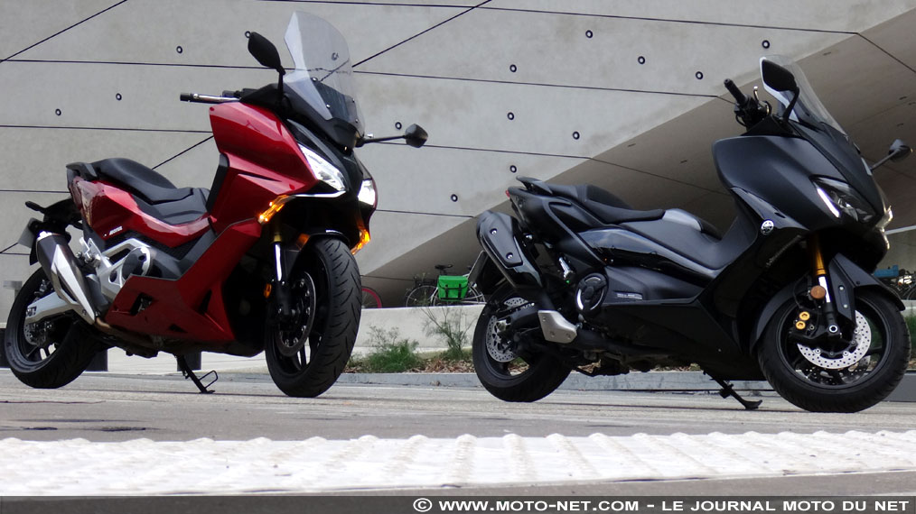 Honda Forza 750 Vs Yamaha Tmax 560 : le match des maxi-scooters 2021