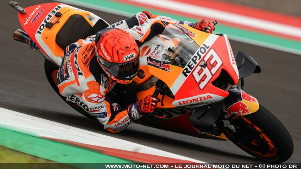 GP d'Indonésie Essais FP3 : Marquez se relance sur le mouillé, Quartararo garde la main