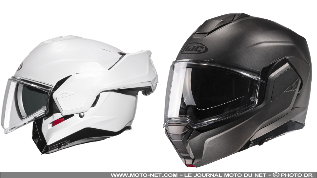 HJC lance le casque modulable i100 avec mentonnière réversible 