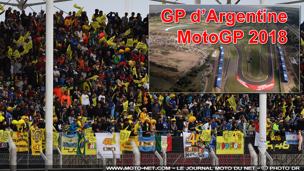 Horaires du GP d'Argentine MotoGP 2018