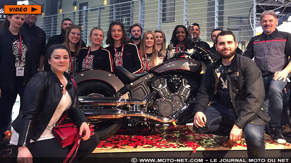 Salon moto de Lyon et Mondial de Paris : Indian Scout toujours !