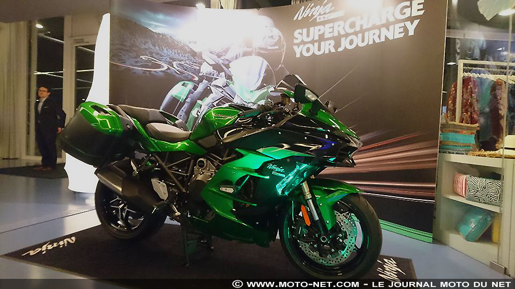 En direct de l'essai Kawasaki H2 SX : MNC prêt à mettre le turbo !