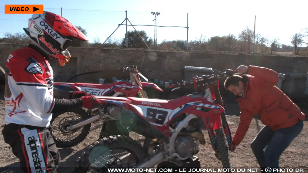 Marc Marquez remonte sur sa Honda... CRF, bientôt sur sa RCV ? Marc Marquez remonte sur sa Honda... CRF, bientôt sur sa RCV ?