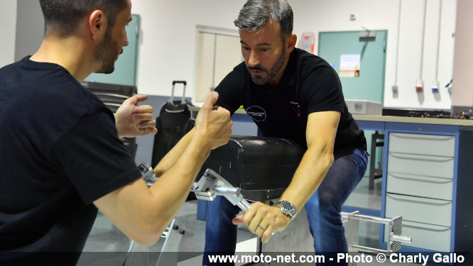 Voxan scanne Biaggi en 3D pour sa future moto électrique Wattman...