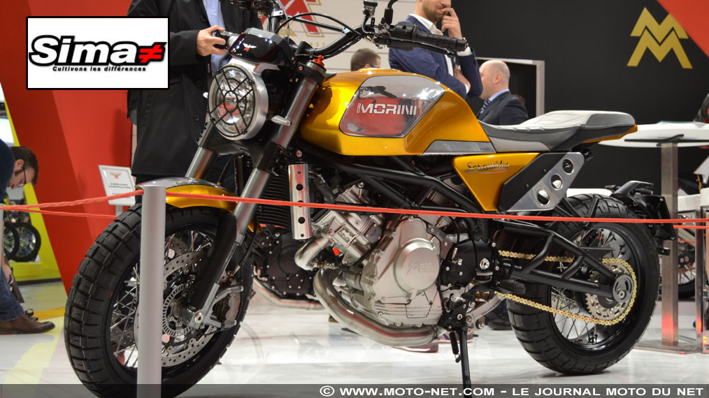 Moto Morini (re)importé en France par la SIMA