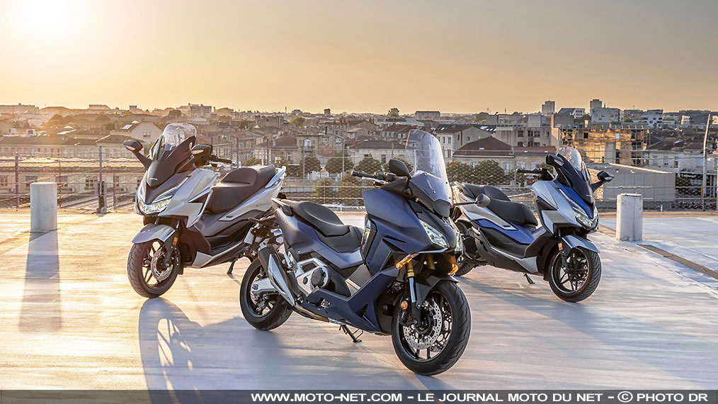 Les scooters Forza 125, 350 et 750 arrivent en concessions