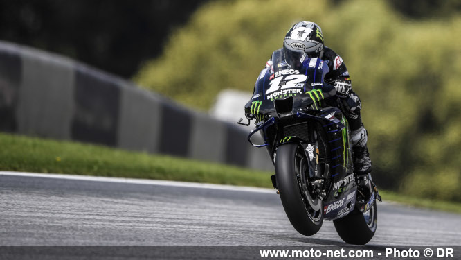 Viñales en pole position du GP d'Autriche MotoGP devant Miller et Quartararo
