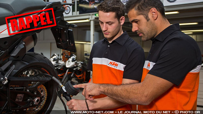 KTM rappelle ses maxi-trails Adventure pour un problème de faisceau ABS