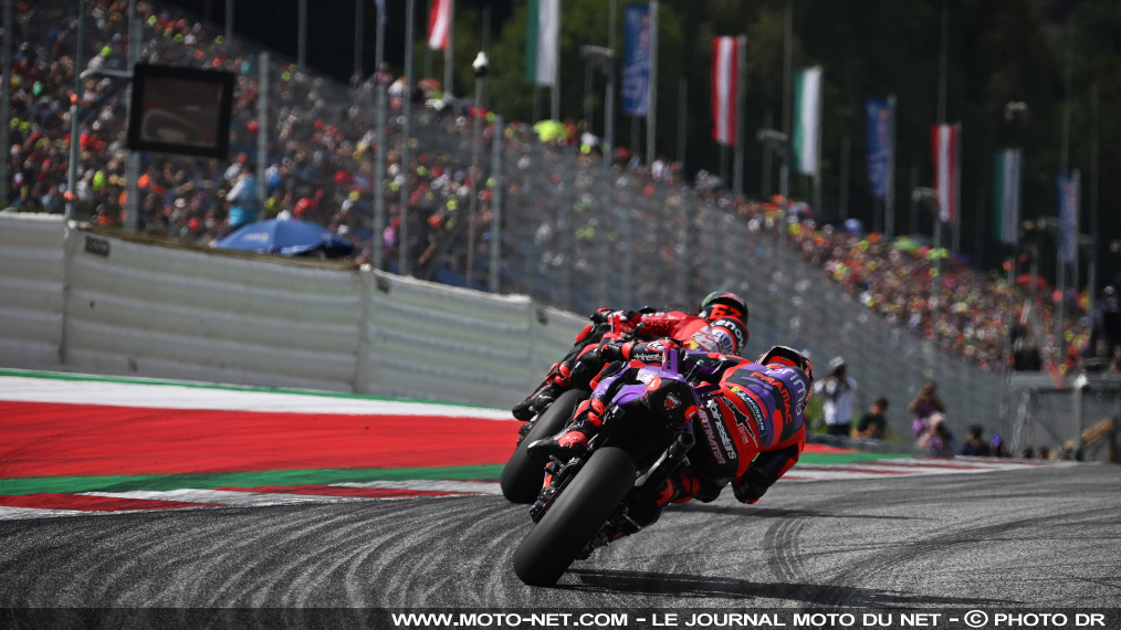 Résultats et classements MotoGP du Grand Prix d'Autriche 2024