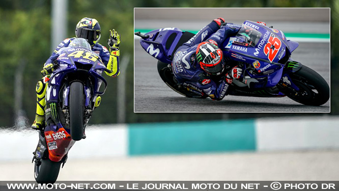 Viñales veut la troisième place de Rossi au classement général MotoGP 2018...