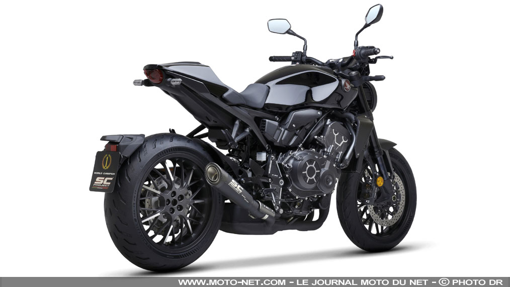 Conico 70's Black Edition, le silencieux SC-Project pour Honda CB1000R
