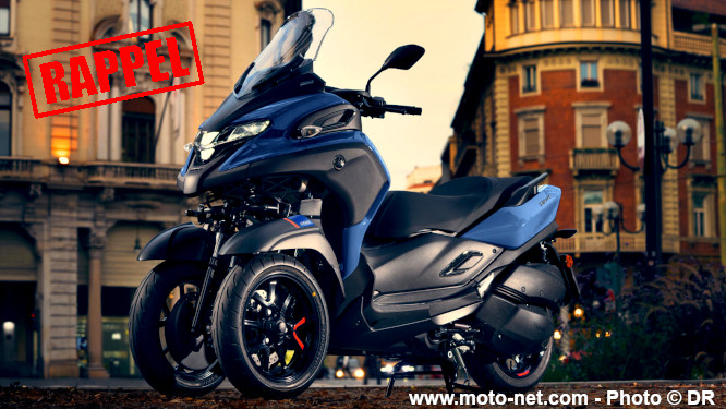Yamaha doit (re)modifier le système de déverrouillage des Tricity 300