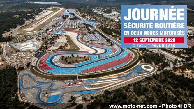 Stage de sécurité à moto sur le circuit Paul Ricard